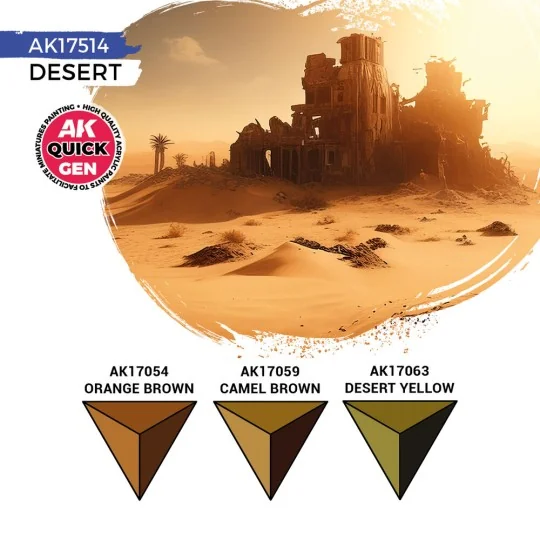 DESERT (QUICK GEN SET) - AK Interactive AK17514