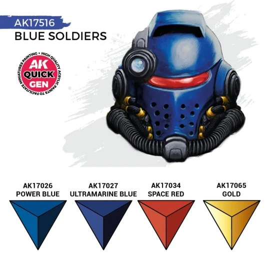 BLUE SOLDIERS (QUICK GEN SET) - AK Interactive AK17516