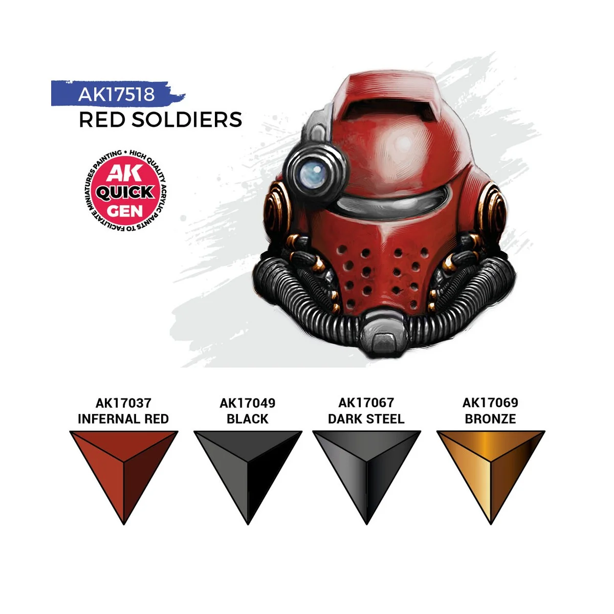 RED SOLDIERS (QUICK GEN SET) - AK Interactive AK17518