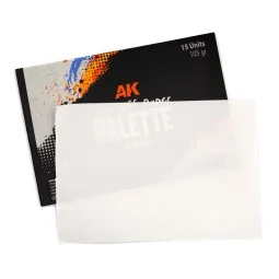 TEAR-OFF PAPER PALETTE 15 SHEETS - AK Interactive AK9558 2