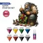 QUICK STARTER SET (8 QUICK GEN + 1 MEDIUM + 1 FREE BRUSH) - AK Inte...