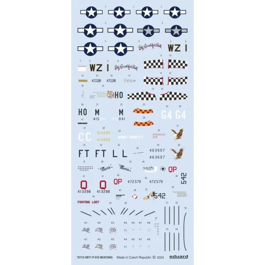 P-51D Mustang EDUARD-PROFIPACK, 1/72 - Eduard Plastic Kits 70173 P-51D Mustang EDUARD-PROFIPACK, 1/72 - Eduard Plastic Kits 70173