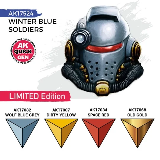 WINTER BLUE SOLDIERS (QUICK GEN SET) - AK Interactive AK17524