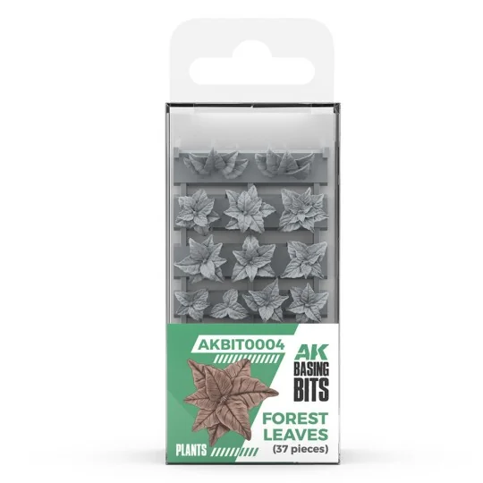 FOREST LEAVES - BASING BITS 35 pieces - AK Interactive AKBIT0004