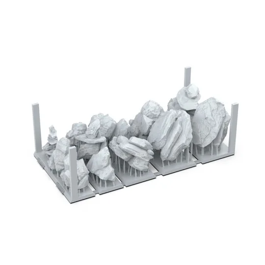 ROCKS & TORS - BASING BITS 12 pieces - AK Interactive AKBIT0003