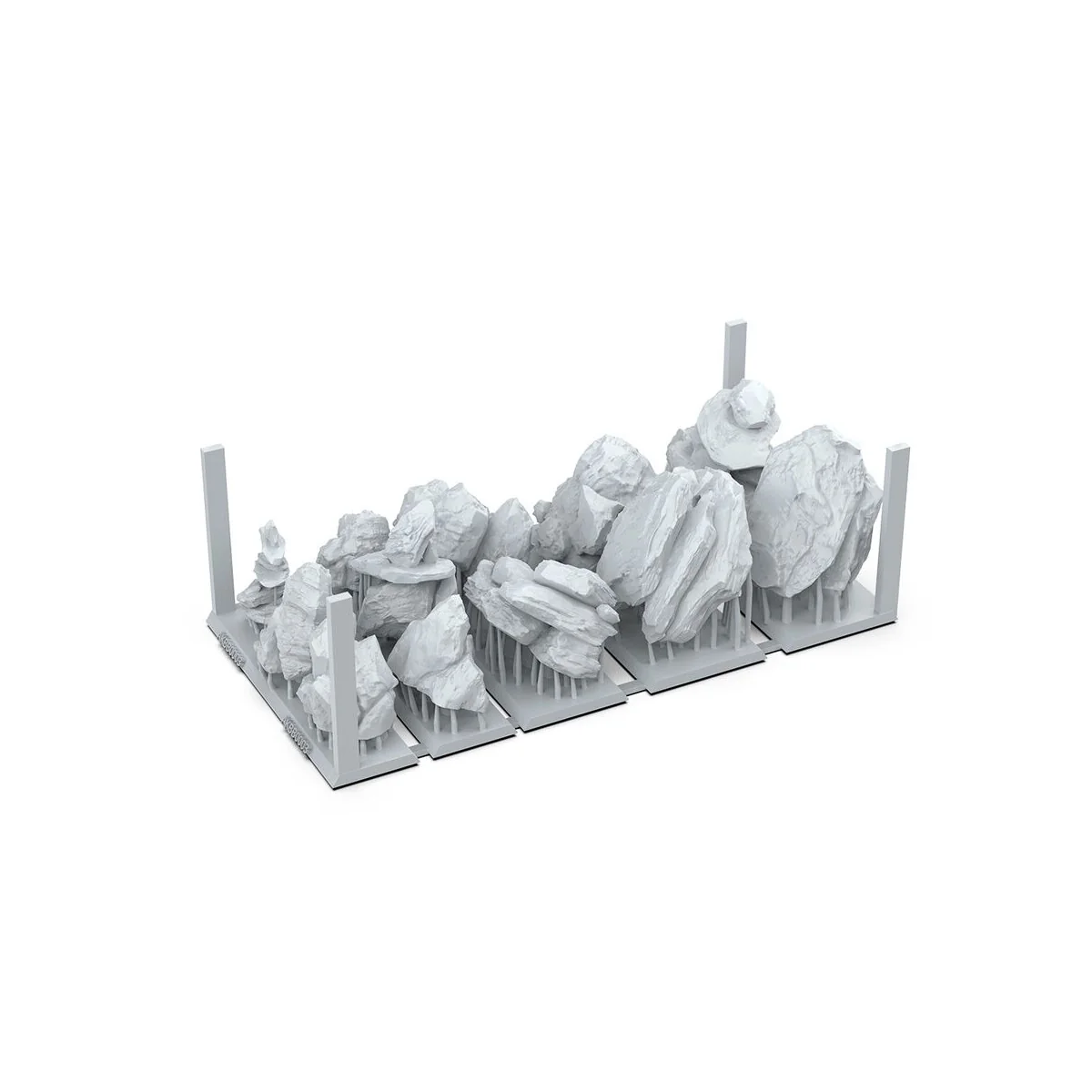 ROCKS & TORS - BASING BITS 12 pieces - AK Interactive AKBIT0003