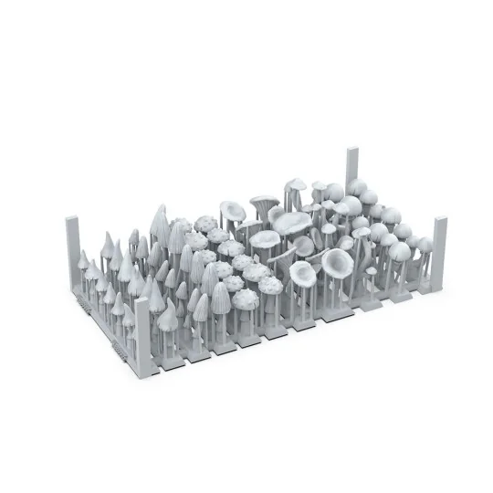 FOREST MUSHROOMS - BASING BITS 63 pieces - AK Interactive AKBIT0005