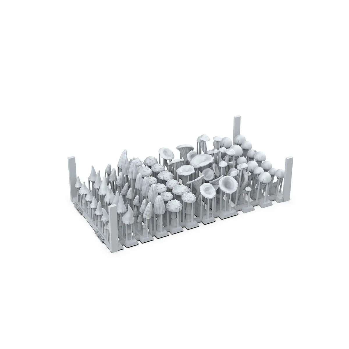 FOREST MUSHROOMS - BASING BITS 63 pieces - AK Interactive AKBIT0005