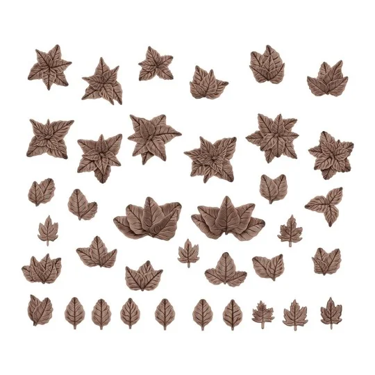 FOREST LEAVES - BASING BITS 35 pieces - AK Interactive AKBIT0004