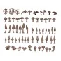 FOREST MUSHROOMS - BASING BITS 63 pieces - AK Interactive AKBIT0005