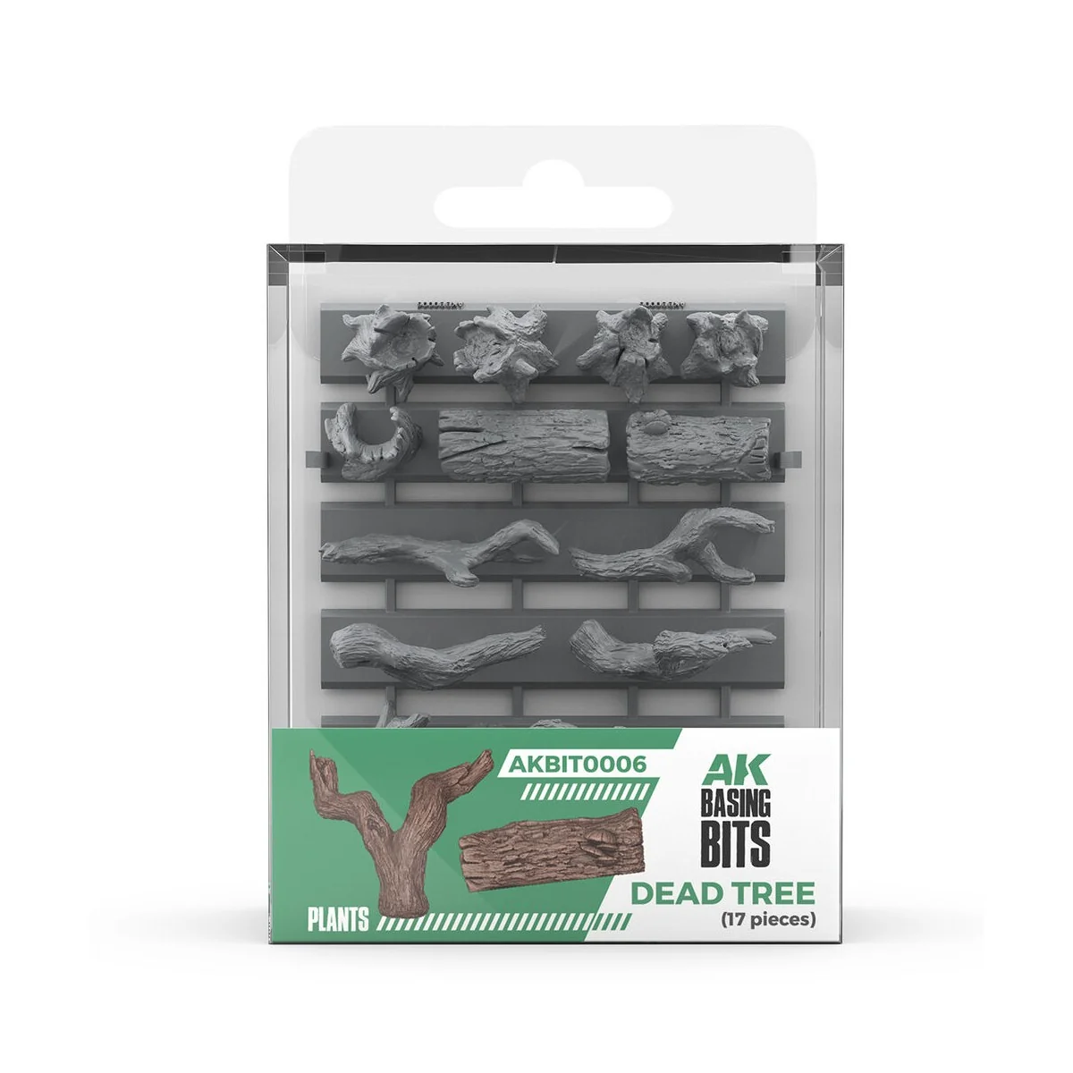 DEAD TREE BASING - BASING BITS 17 pieces - AK Interactive AKBIT0006