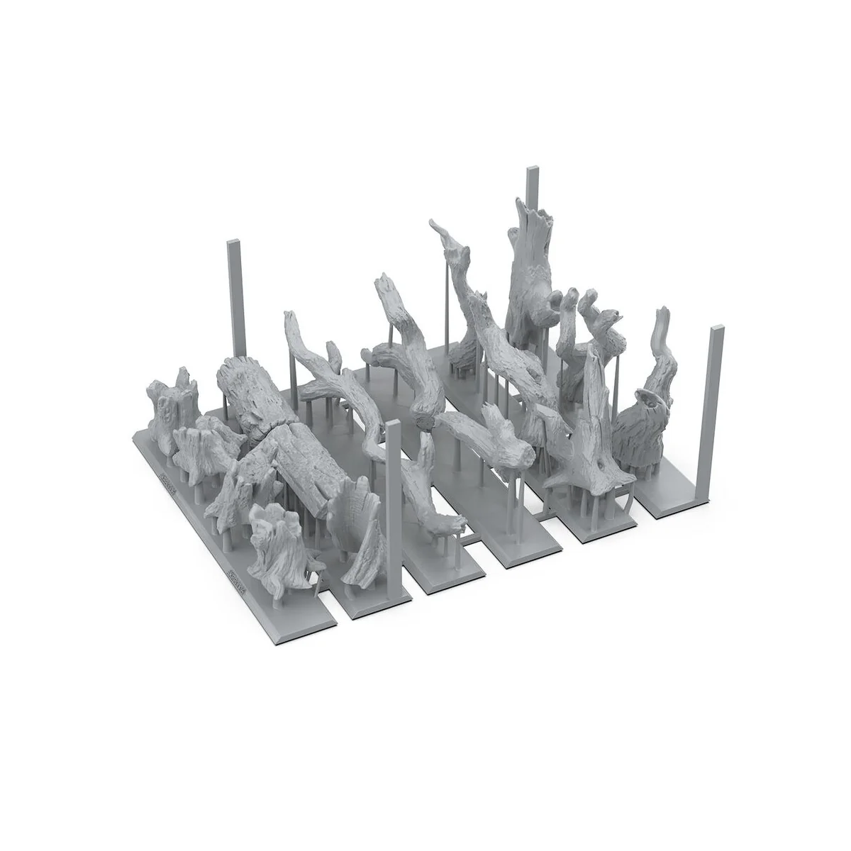 DEAD TREE BASING - BASING BITS 17 pieces - AK Interactive AKBIT0006