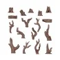 DEAD TREE BASING - BASING BITS 17 pieces - AK Interactive AKBIT0006