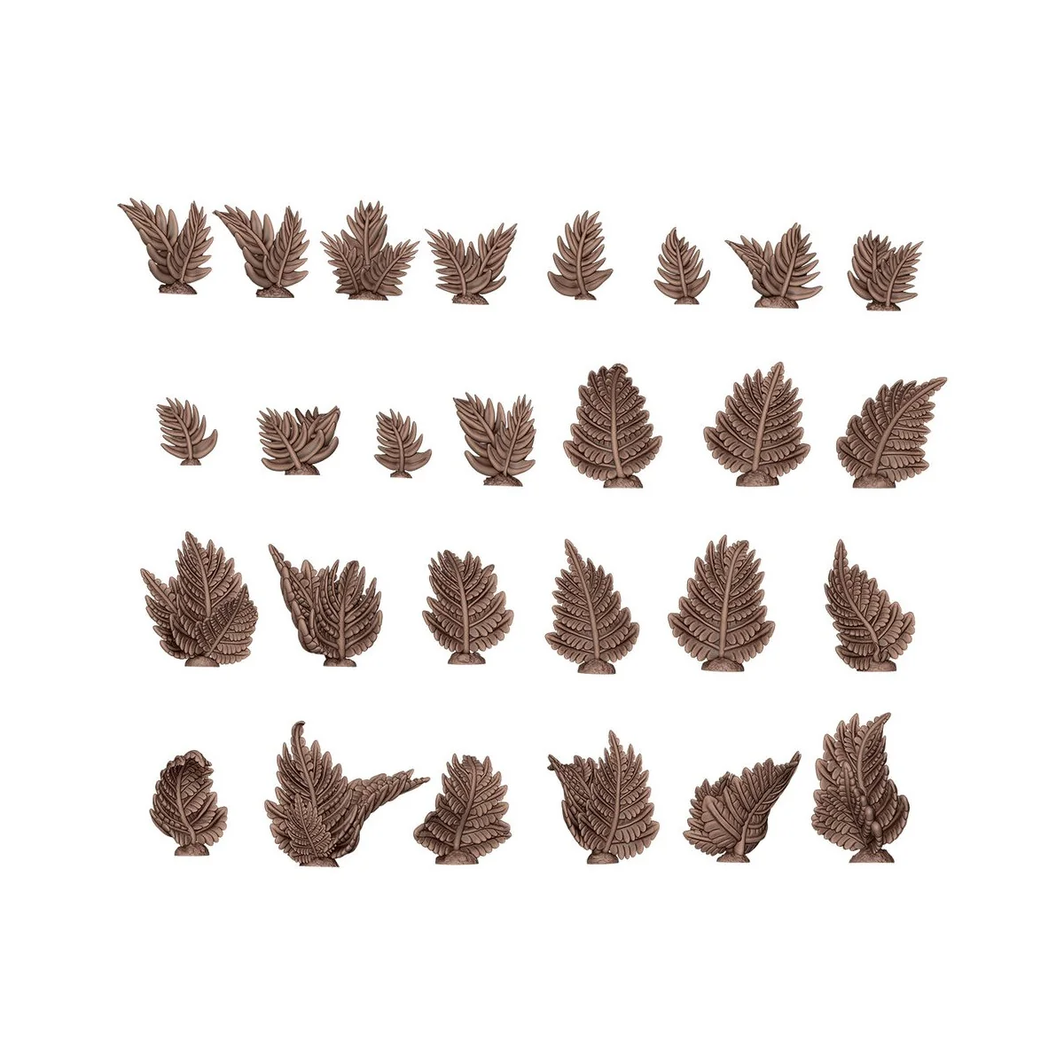FERN - BASING BITS 25 pieces - AK Interactive AKBIT0007