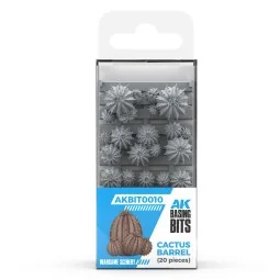 CACTUS BARREL - BASING BITS 20 pieces - AK Interactive AKBIT0010