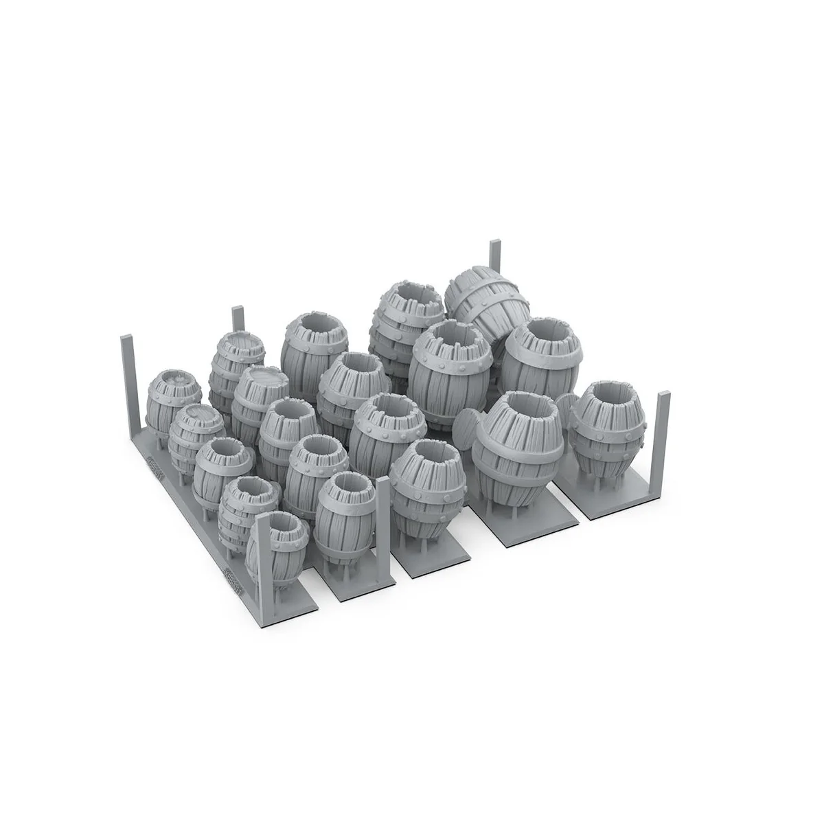 WOOD BARRELS - BASING BITS 32 pieces - AK Interactive AKBIT0011