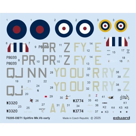 Spitfire Mk.Vb early, 1/72 - Eduard Plastic Kits 70205
