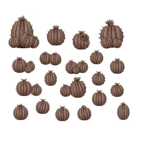 CACTUS BARREL - BASING BITS 20 pieces - AK Interactive AKBIT0010