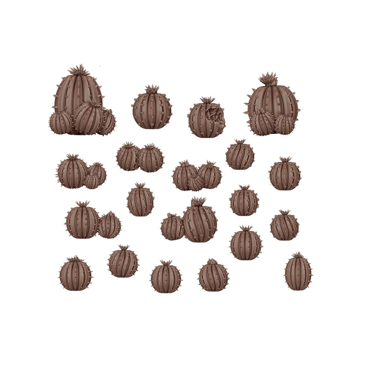 CACTUS BARREL - BASING BITS 20 pieces - AK Interactive AKBIT0010