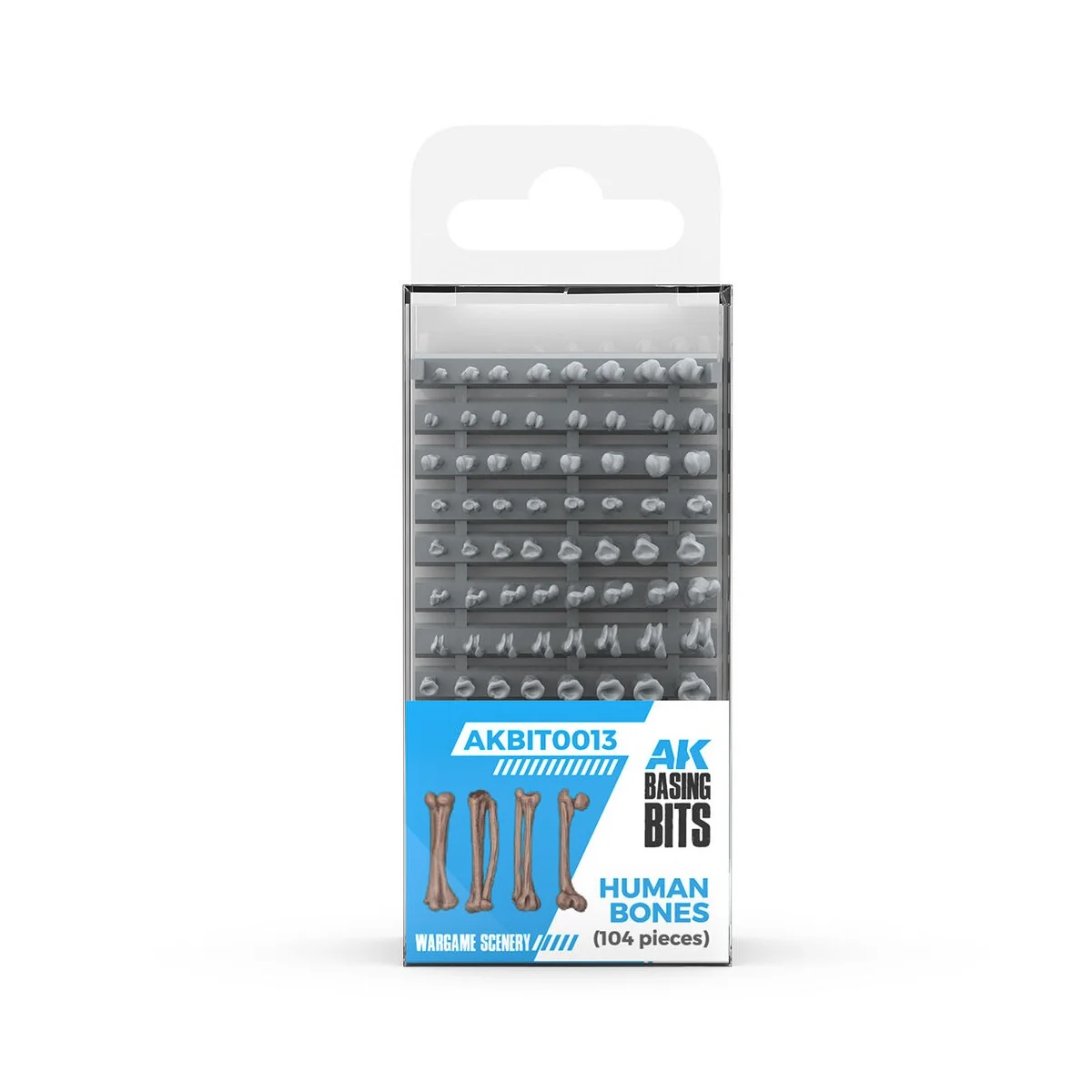 HUMAN BONES - BASING BITS 120 pieces - AK Interactive AKBIT0013