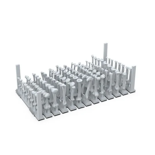 HUMAN BONES - BASING BITS 120 pieces - AK Interactive AKBIT0013
