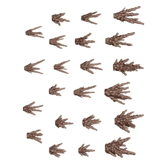 BULLET IMPACT FX - BASING BITS 43 pieces - AK Interactive AKBIT0018