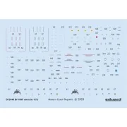Bf 109F stencils 1/72 EDUARD - Eduard Accessories D72045