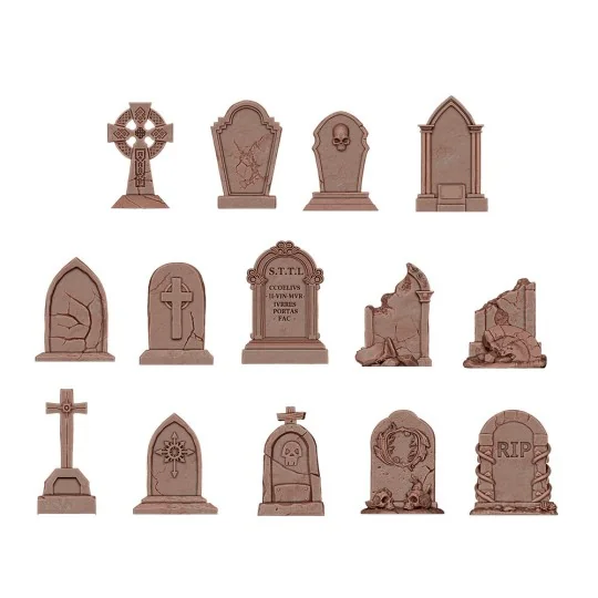 TUMBSTONES - BASING BITS 14 pieces - AK Interactive AKBIT0021