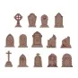 TUMBSTONES - BASING BITS 14 pieces - AK Interactive AKBIT0021