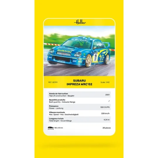 Impreza WRC'02 - Heller 80199