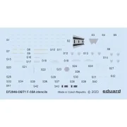 F-35A stencils, 1/72 - Eduard Accessories D72046