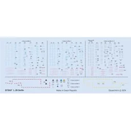 L-29 stencils 1/72 - Eduard Accessories D72047