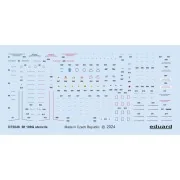Bf 109G stencils, 1/72 - Eduard Accessories D72048 Bf 109G stencils, 1/72 - Eduard Accessories D72048
