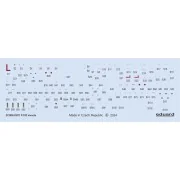 P-51D stencils - Eduard Accessories D72050