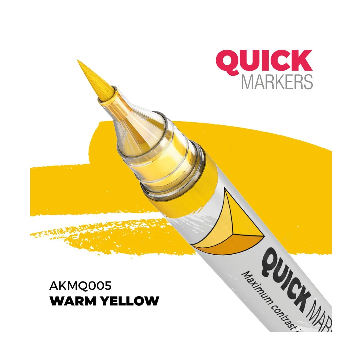 WARM YELLOW - QUICK MARKER - AK Interactive AKMQ005