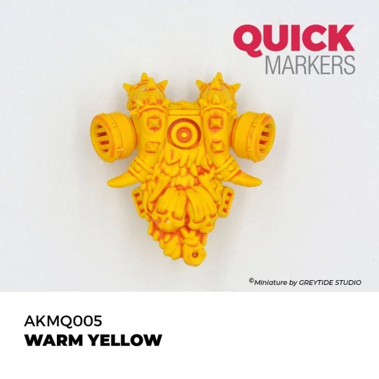 WARM YELLOW - QUICK MARKER - AK Interactive AKMQ005