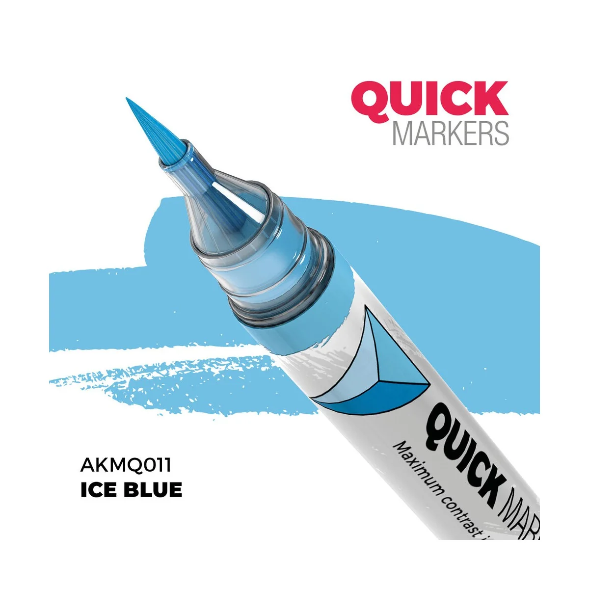 ICE BLUE - QUICK MARKER - AK Interactive AKMQ011