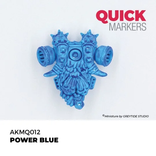 POWER BLUE - QUICK MARKER - AK Interactive AKMQ012