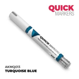 TURQUOISE BLUE - QUICK MARKER - AK Interactive AKMQ013 2