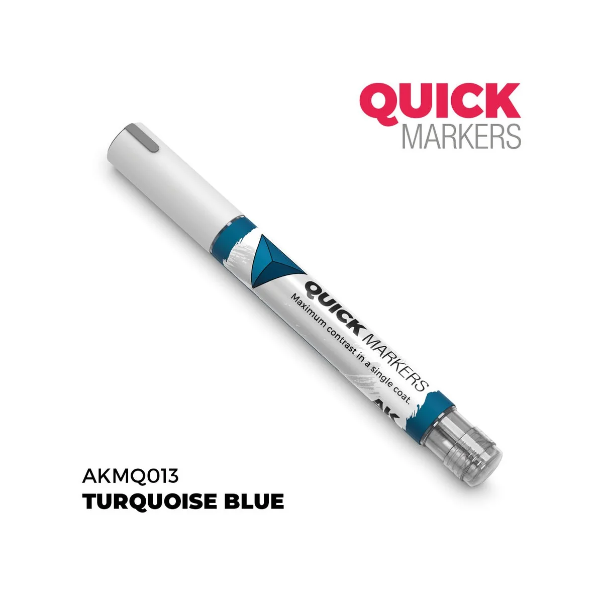 TURQUOISE BLUE - QUICK MARKER - AK Interactive AKMQ013