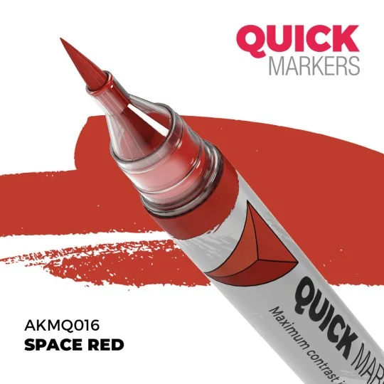 SPACE RED - QUICK MARKER - AK Interactive AKMQ016