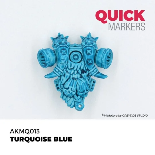 TURQUOISE BLUE - QUICK MARKER - AK Interactive AKMQ013
