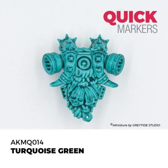 TURQUOISE GREEN - QUICK MARKER - AK Interactive AKMQ014