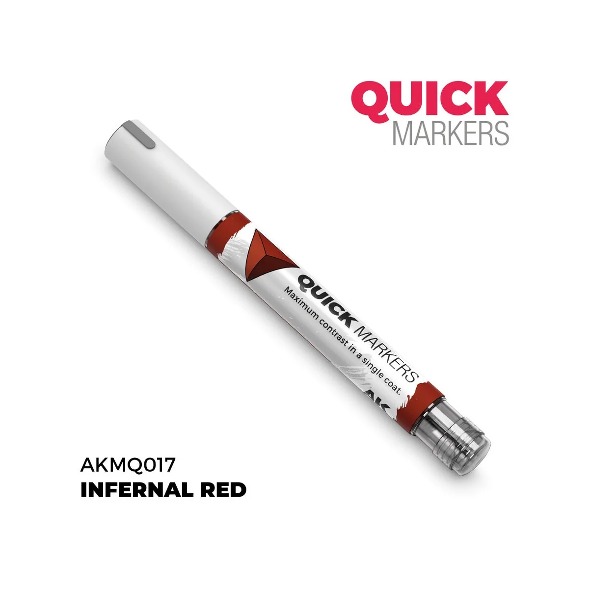 INFERNAL RED - QUICK MARKER - AK Interactive AKMQ017