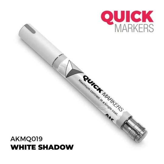 WHITE SHADOW - QUICK MARKER - AK Interactive AKMQ019