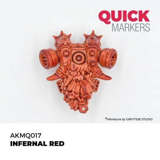INFERNAL RED - QUICK MARKER - AK Interactive AKMQ017