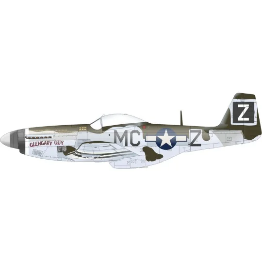 P-51D-5 8th AF EDUARD, 1/72 - Eduard Accessories D72053
