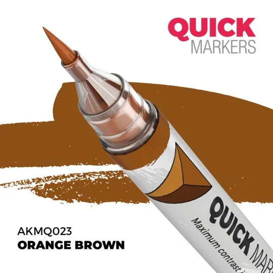 ORANGE BROWN - QUICK MARKER - AK Interactive AKMQ023