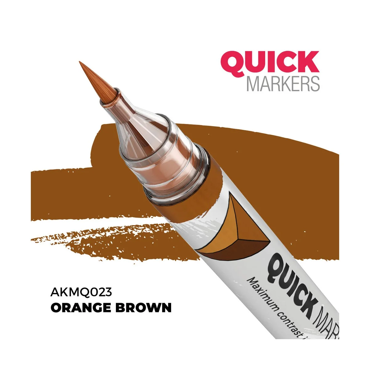 ORANGE BROWN - QUICK MARKER - AK Interactive AKMQ023