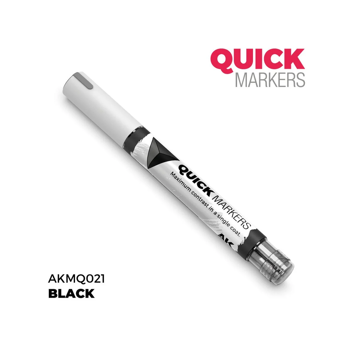 BLACK - QUICK MARKER - AK Interactive AKMQ021
